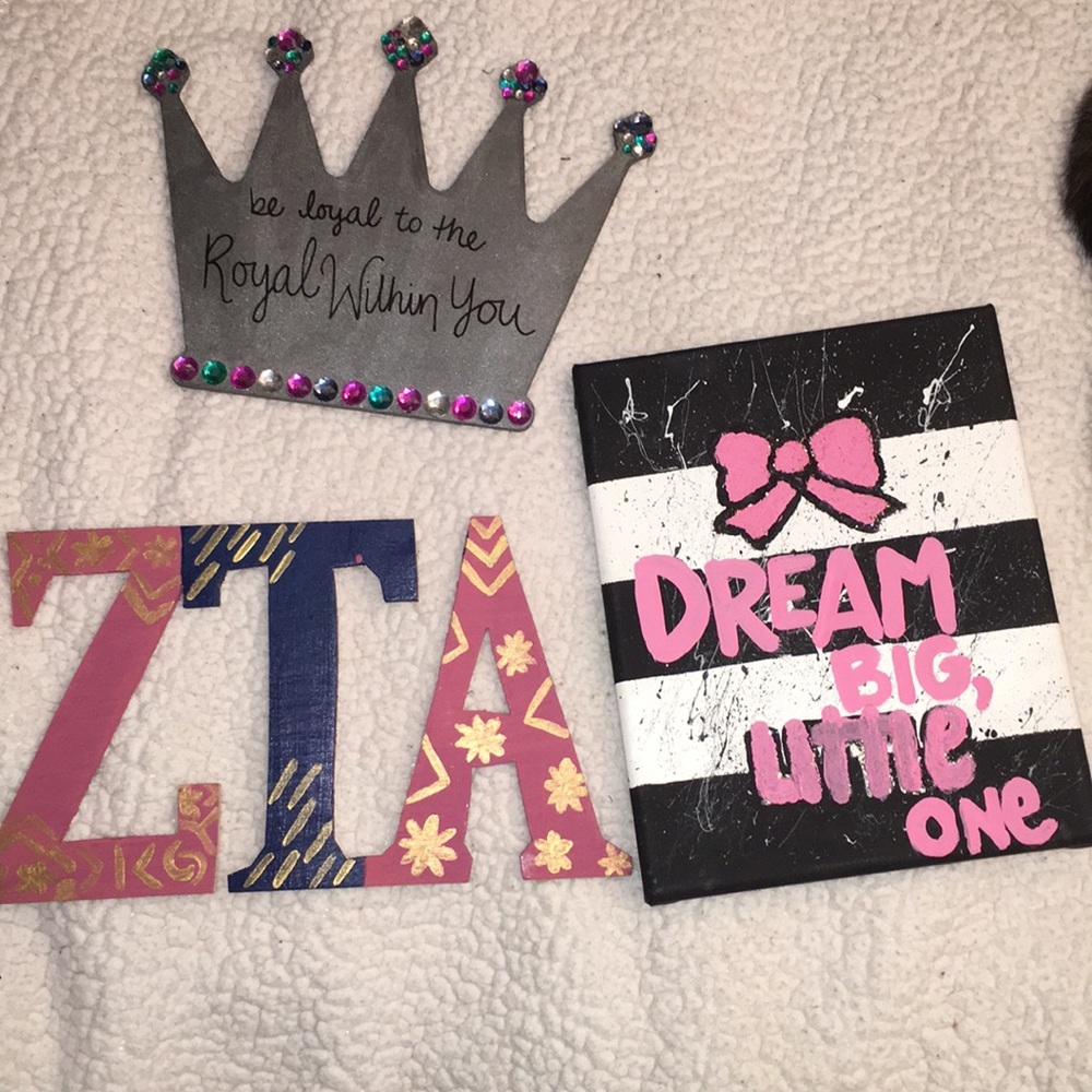 ZTA sorority paintings